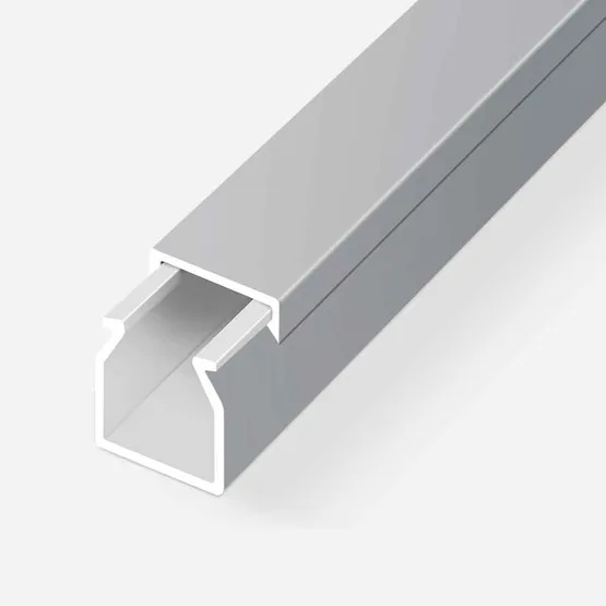 Mutlusan Kablo Kanalı 2 Metre Metalik Gri 25x25 mm