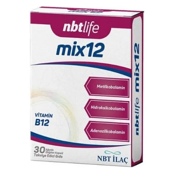 Nbt Life Mix12 Vitamin B12 30 Kapsül