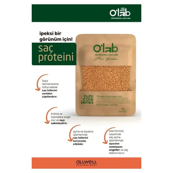 Olab Hair Care O'lab Hair Care New Protein / Saç Bakım Proteini, Saç Vitamini