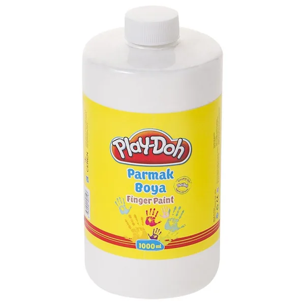 Play-Doh 1000 ml Parmak Boyası Beyaz