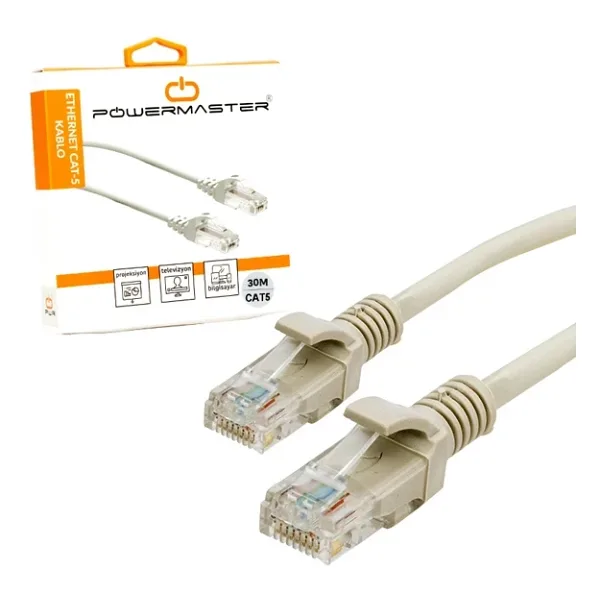 Powermaster PM-11164 30 m CAT5 Patch Kablo
