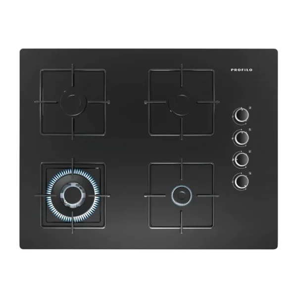Profilo OO37H6B12D Wok Gözlü Siyah Cam Ankastre Ocak