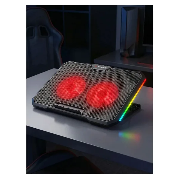 Rampage AD-RC12 Gamezone RGB 15"-17" 2 Fanlı Laptop Soğutucu