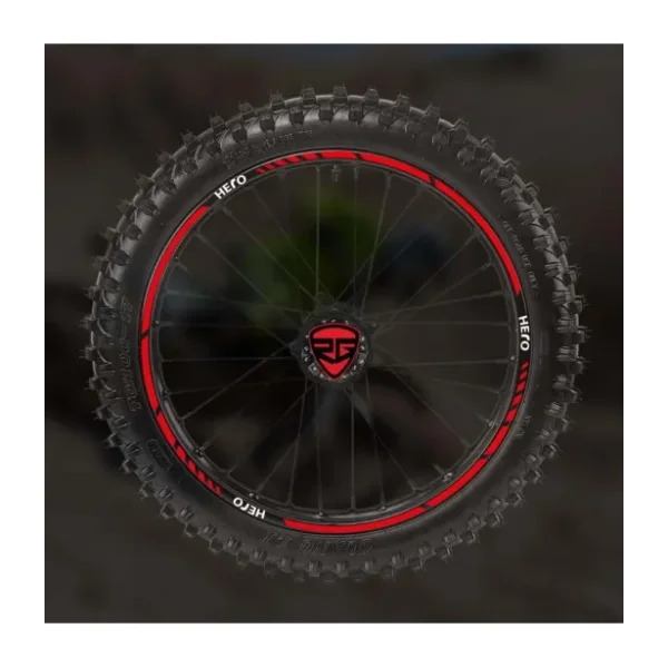 Redline Grafik Hero X pulse 200 - 200 T- 4V kırmızı jant şerit