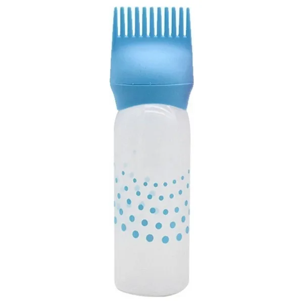 safestore 120 ml Plastik Saç Boyası Doldurulabilir Şişe Kuaför Saç Boyama Tarağı Aplikatörü Saç Bakım Şişesi