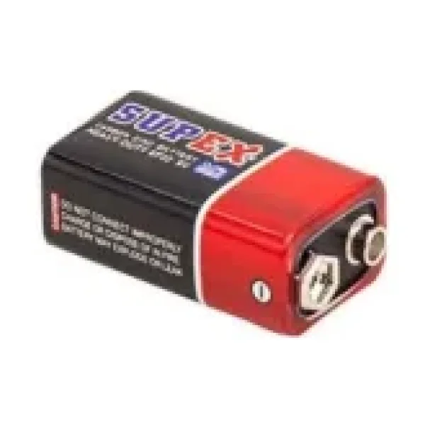 Supex 9V Pil 6VF22
