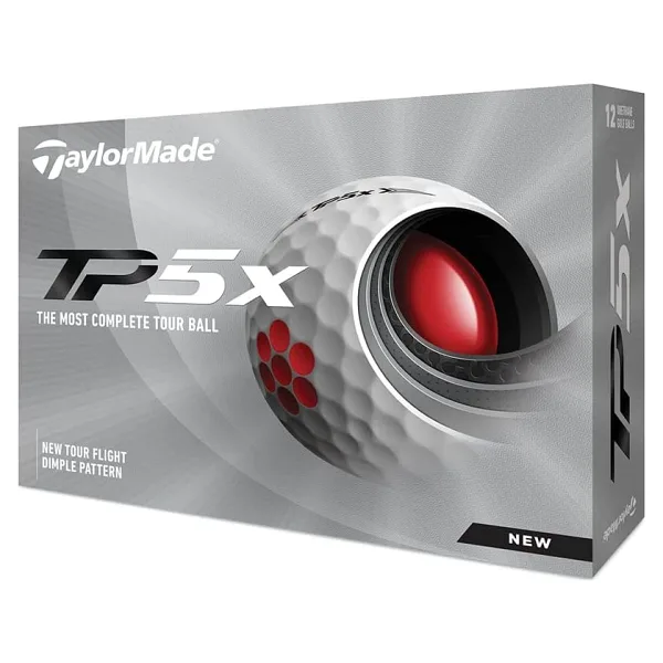 TaylorMade 2021 TP5x 2.0 golf topu, beyaz