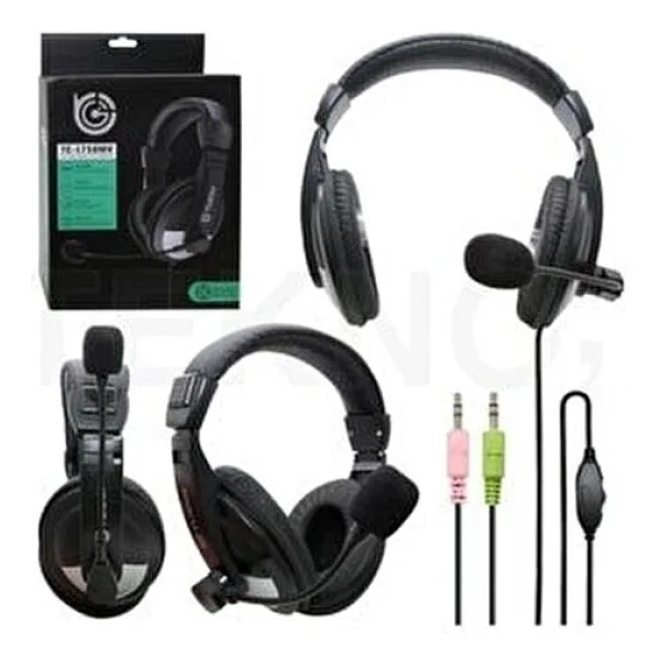 Tucci Gaming Mikrofonlu Kafa Bantlı Kulaklık TC-L750MV - Siyah