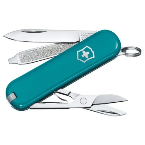 Victorinox Classic SD 0.6223.23G Turkuaz 7 Fonksiyonlu Çok Amaçlı Çakı