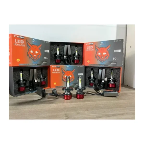 vr pro Vrpro Starten H4 Slim LED Xenon 12000 Lümen Profesyonel LED