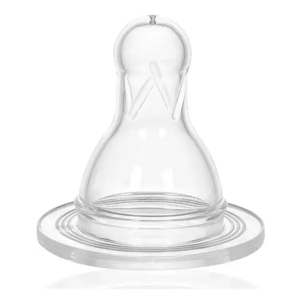 Wee Baby Yuvarlak Uçlu Silikon Biberon Emziği 0+ Ay