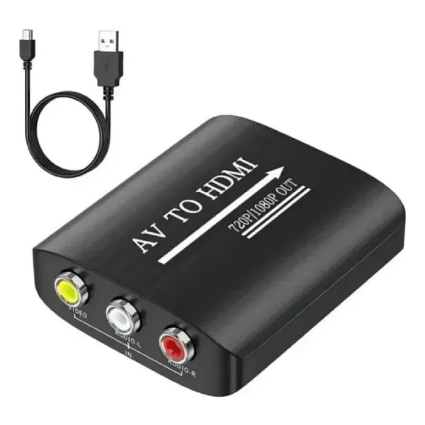 4379 Rca Av To Hdmi Çevirici 3rca Dönüştürücü Adaptör 1080p