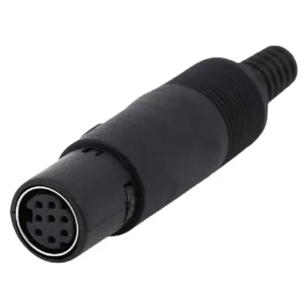 8 Pin Dişi Mini DIN Konnektör