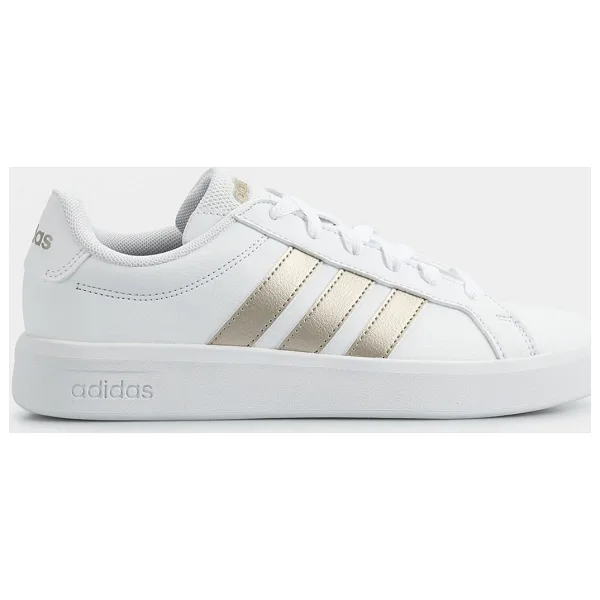Adidas Grand Court Base 3.0 Hq0094 Beyaz-Sarı Kadın Sneaker