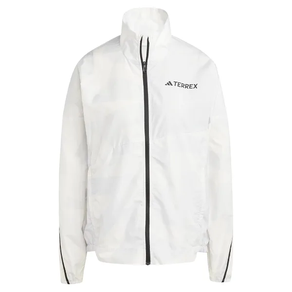 adidas Kadın W MT P WIND J Spor Üst Giyim/Rüzgarlık DSHGRY/WHITE XS