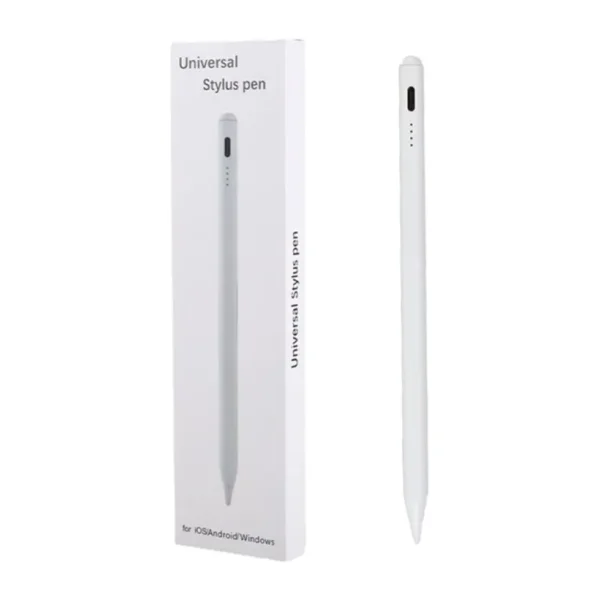 Ally K-2260 Universal Kapasitif Stylus iPad Tablet Dokunmatik Kalem BEYAZ