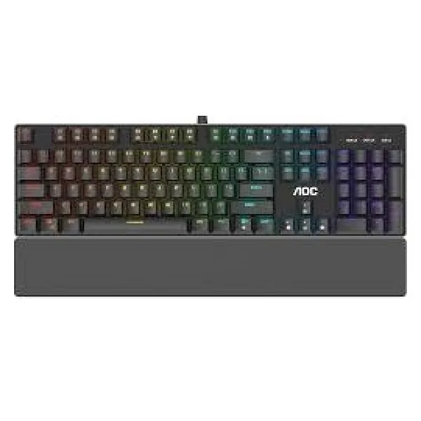 AOC GK500 RGB Red Switch Kablolu Mekanik Oyuncu Klavyesi
