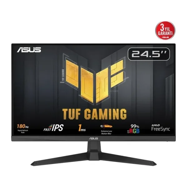 Asus TUF Gaming VG259Q3A 24.5" 1 ms Full HD IPS 180 Hz Oyuncu Monitörü