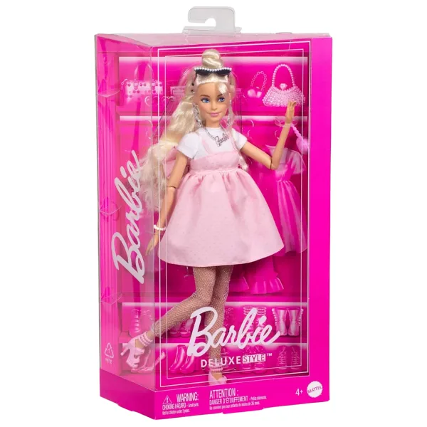 Barbie Deluxe Style Sarı Saçlı Bebek HYV24-HYV27