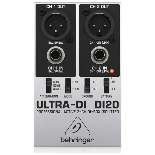 Behringer ULTRA-DI DI20 2 Kanal DI-Box