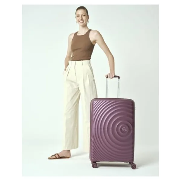 Benetton Bnt8002 Polipropilen Bordo Büyük Boy Valiz