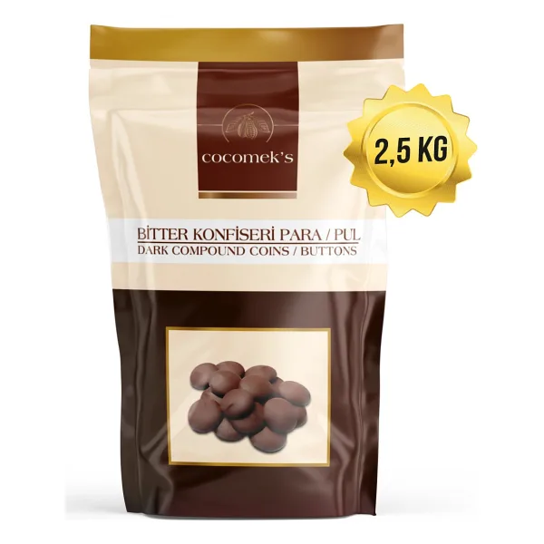 Cocomeks Bitter Pul Çikolata 2.5 kg