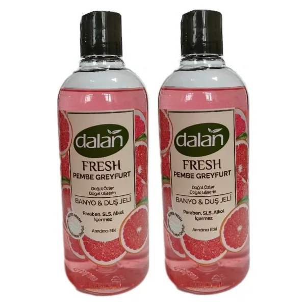 Dalan Fresh Pembe Greyfurt 500 ml 2 Adet Duş Jeli