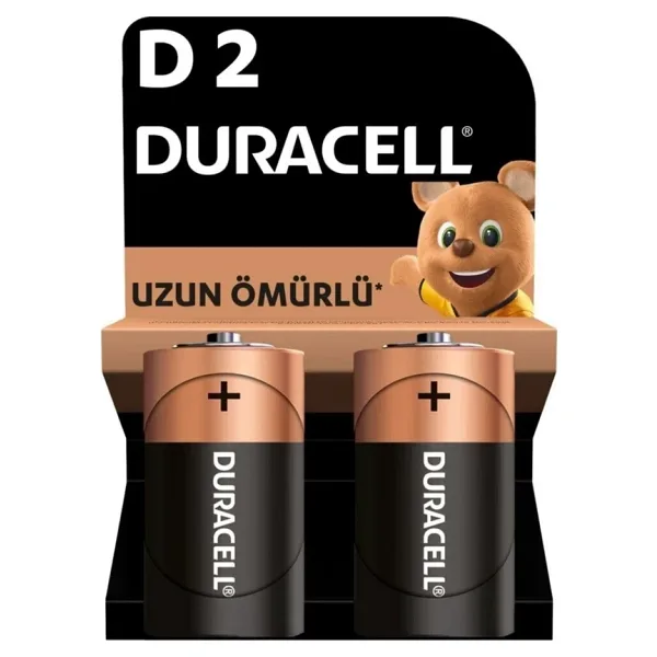 Duracell LR20/MN1300 2'li Alkalin D Büyük Pil
