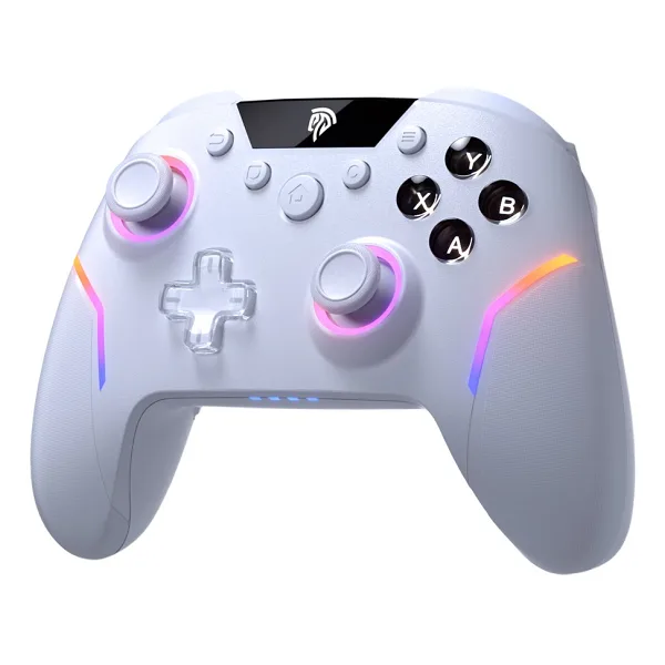 Easysmx X20 - Kablosuz Gamepad - Hall Effect Stick - Rgb - 1000Hz - 6-Axis Gyro - Pc/switch/steam Uyumlu - Beyaz