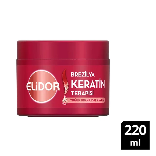 Elidor Brezilya Keratin Terapisi Yoğun Onarıcı 220 ml Saç Maskesi