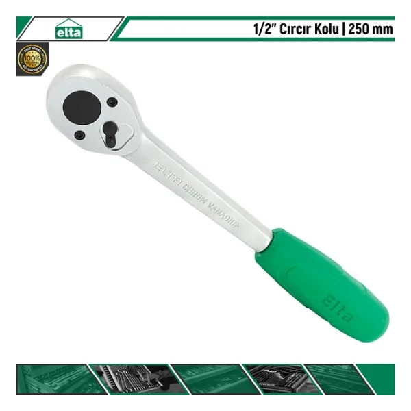Elta 1/2 Cırcır Kolu 250MM