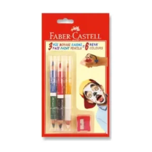 Faber-Castell 6 Renk Yüz Boyası