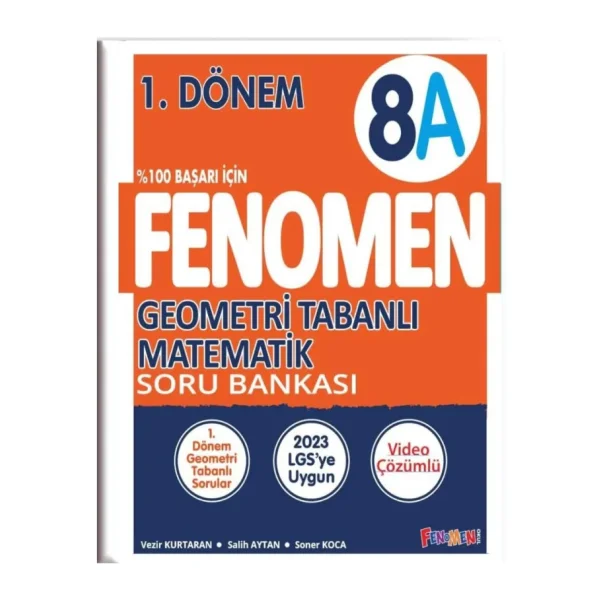 Fenomen Okul Yayınları 8. Sınıf Fenomen Geometri Tabanlı Matematik Soru Bankası