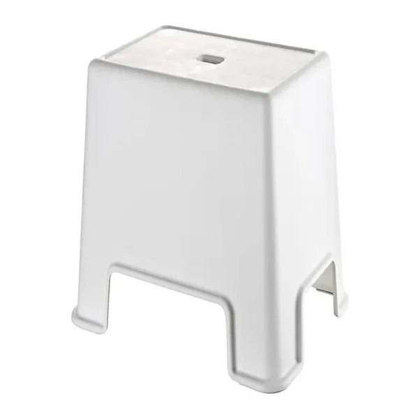 Geseus Büyük Boy Banyo Taburesi Çok amaçlı Tabure-129-Beyaz