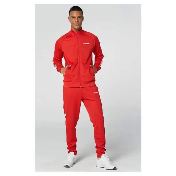 Hummel Falconzo 921133-3658 Kırmızı Erkek Eşofman Üstü