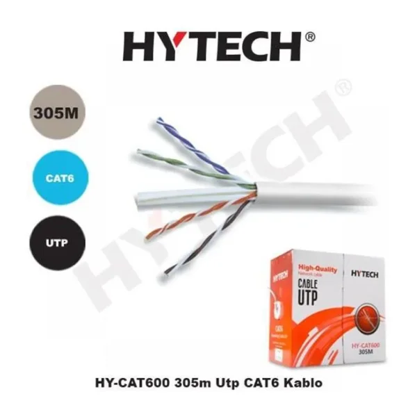 Hytech HY-CAT600 CAT6 UTP 305 m Network Kablosu