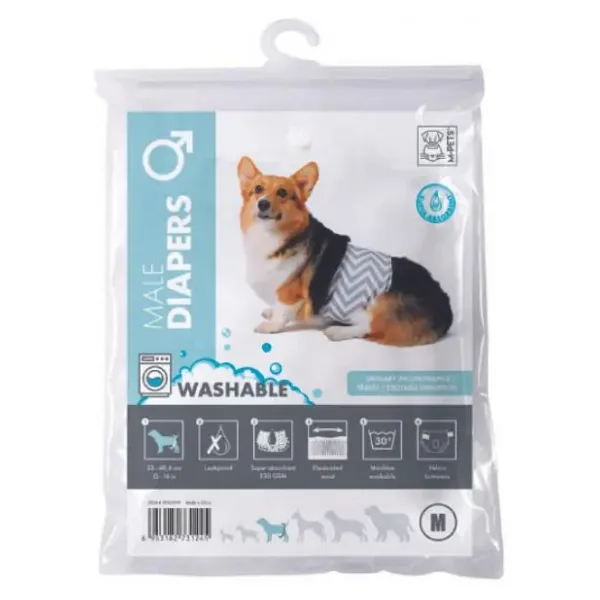 M-pets Erkek Köpekler İçin Yikanabilir Külot (M) - 10169599