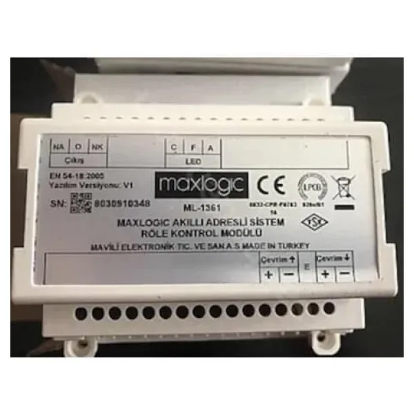 MAVİLİ ML-1361 RÖLE KONTROL MODÜLÜ 1 ÇIKIŞ