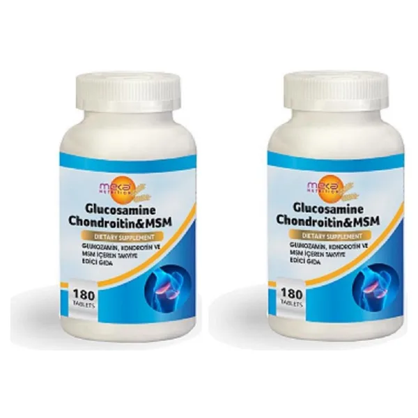 Meka Nutrition Glucosamine Chondraitin MSM 180 Tablet 2'li