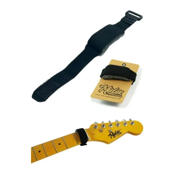 Midex Fretwrap FW-1BK Gitar Tel Susturucu - Medium (6-20cm)
