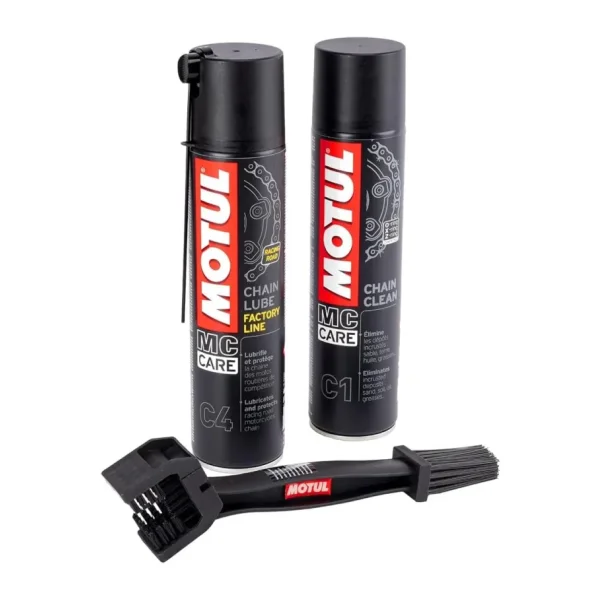 Motul Zincir Bakım C1 C4 Zincir Temizleme Fırçası Set
