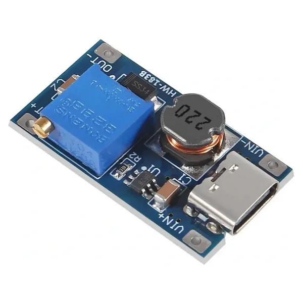 MT3608 2A Dc-Dc Güç Modülü Type-C Çıkışlı
