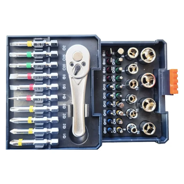 Nt Tools NCSETH041 41 Parça S2 1/4" Bits ve CR-V Altıköşe Lokma Takımı
