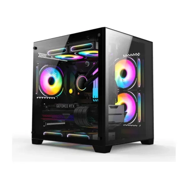 NZXT H6 Flow CC-H61FB-R1 RGB Fanlı Siyah ATX Oyuncu Kasası