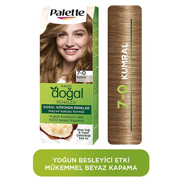 Palette Kalıcı Doğal Renkler 7.0 Kumral Saç Boyası