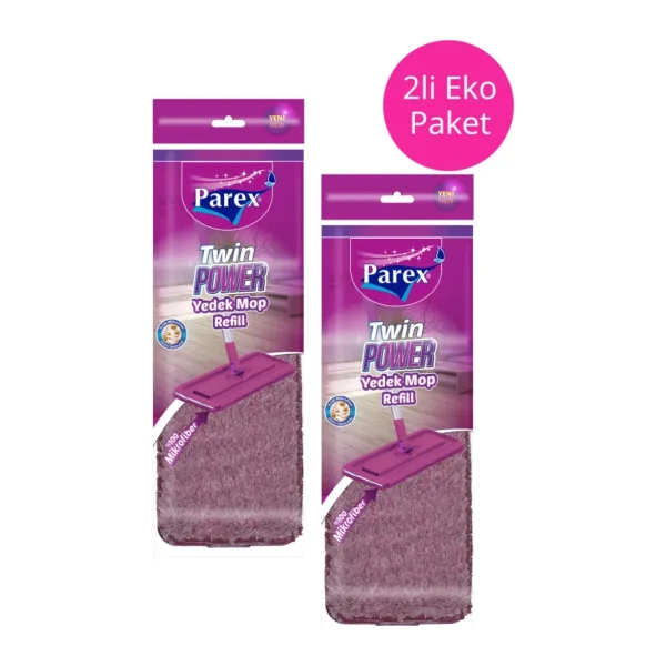 Parex Twin Power Yedek Mop 2'li