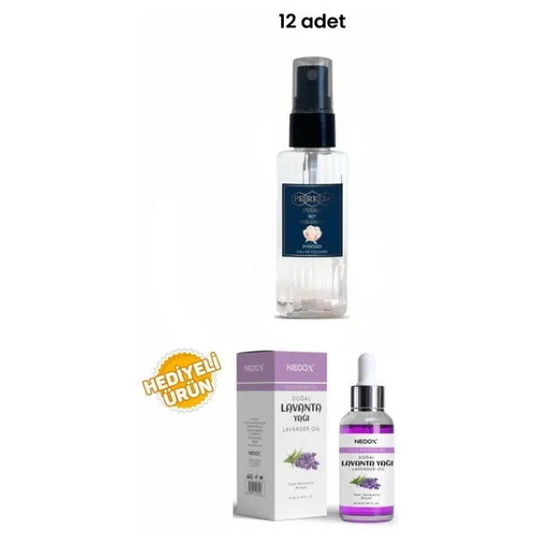 Pereja 12 Adet Pudra Kolonya 50 Ml