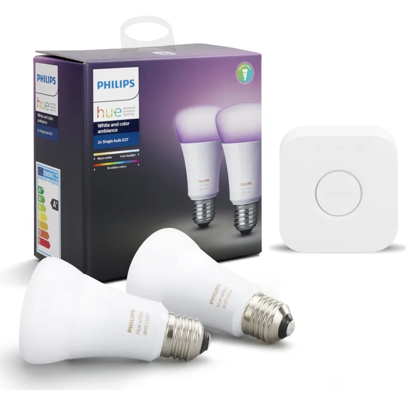 Philips Hue 1100 75 W E27 2'li Akıllı LED Ampul