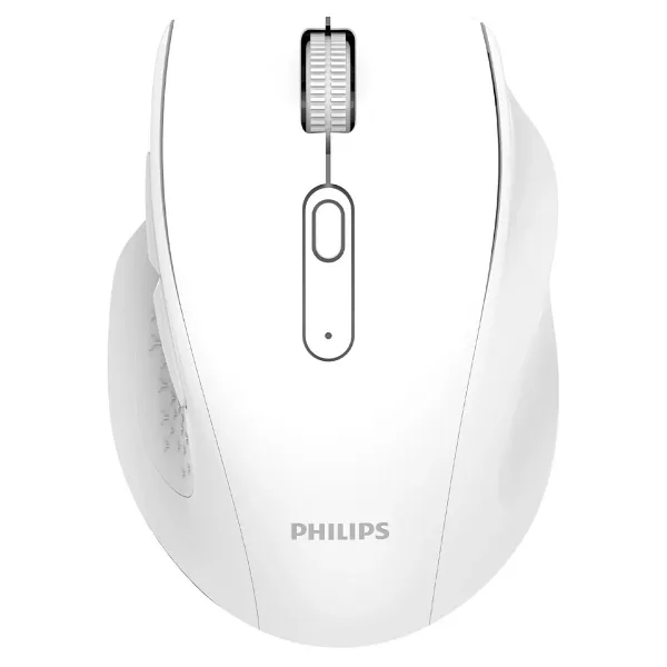 Philips SPK7547 Beyaz Optik Kablosuz Mouse