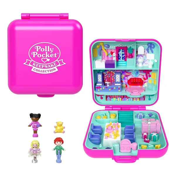 Polly Pocket 80.Yıl Dönümüne Özel Nostaljik Kompakt Oyun Seti JGK22